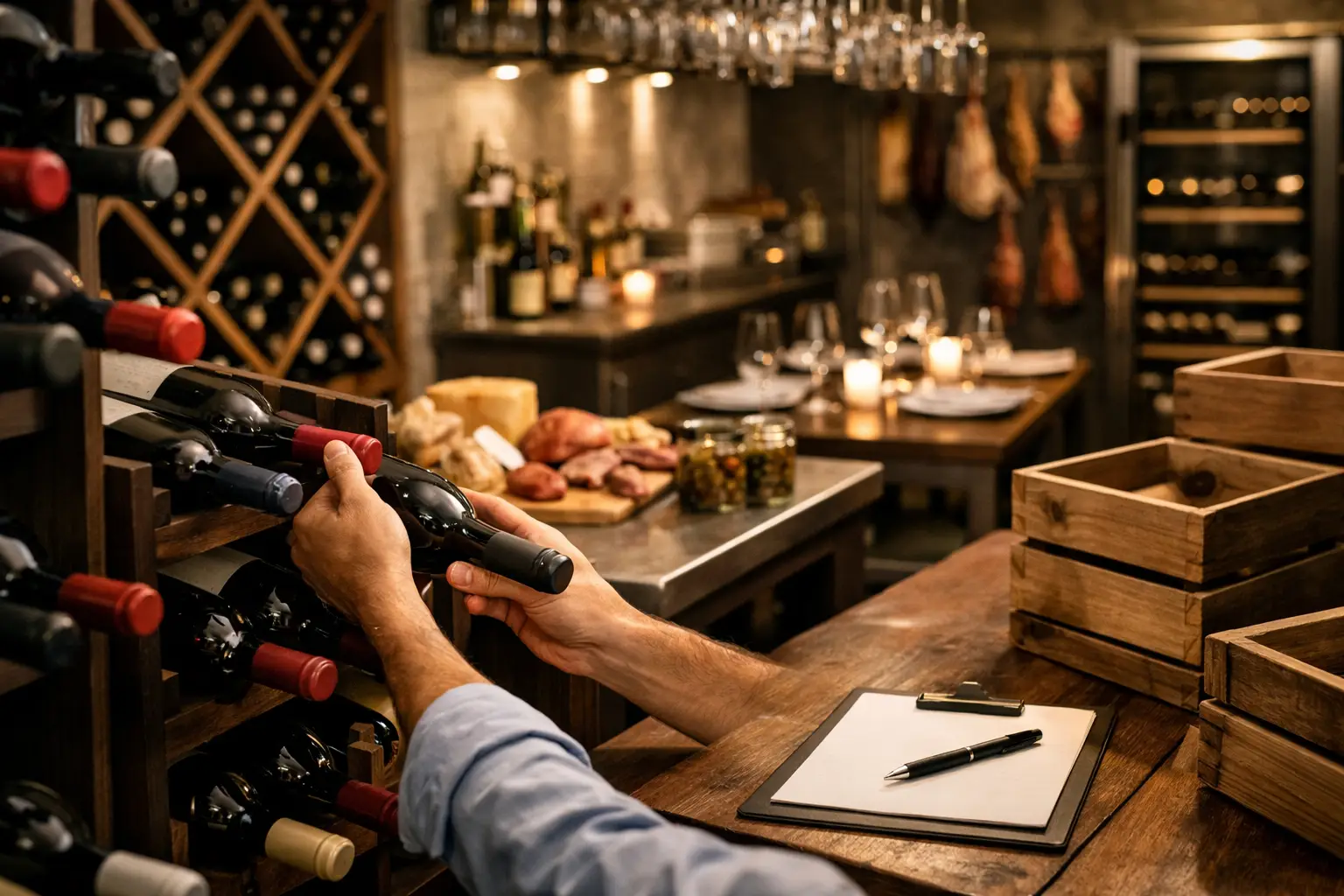 Come organizzare la cantina ristorante efficiente