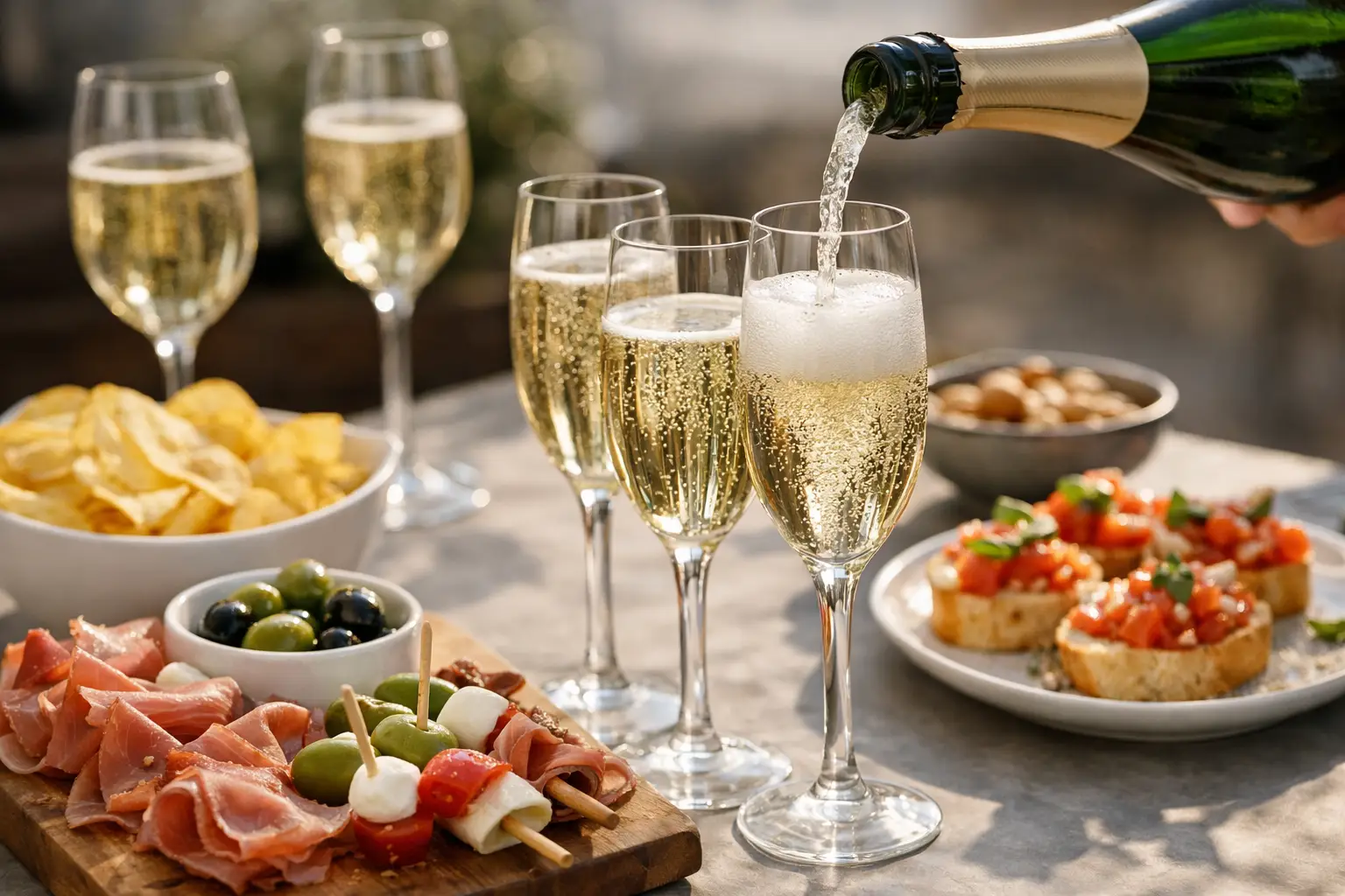 Come selezionare bollicine per aperitivo