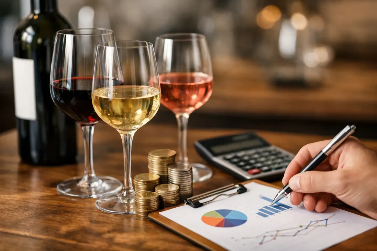 Come calcolare il margine vini al calice