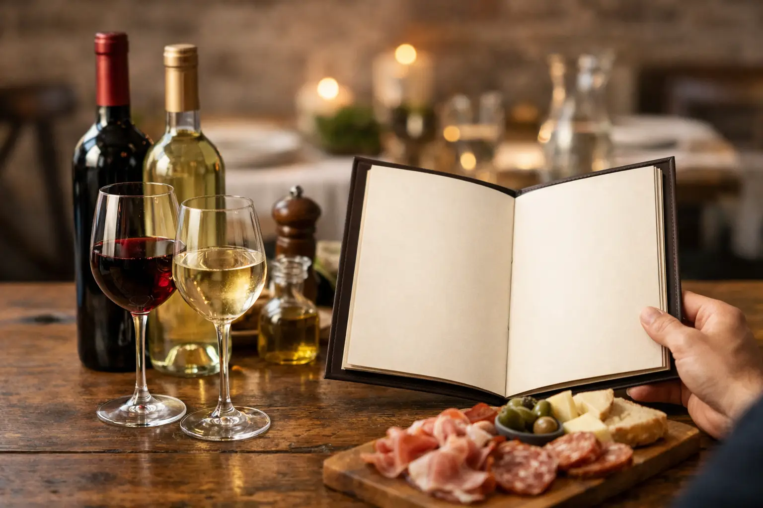 Esempio carta vini per trattoria efficace