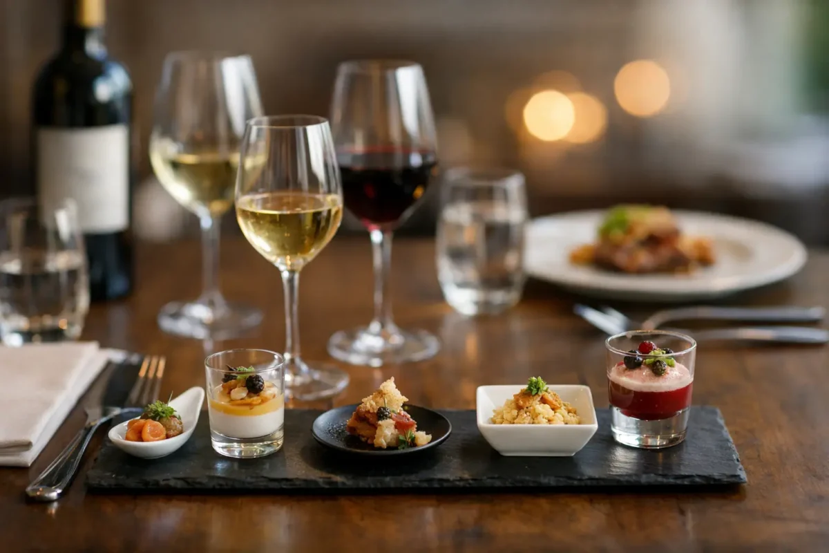 Etichette ideali per menu degustazione al ristorante